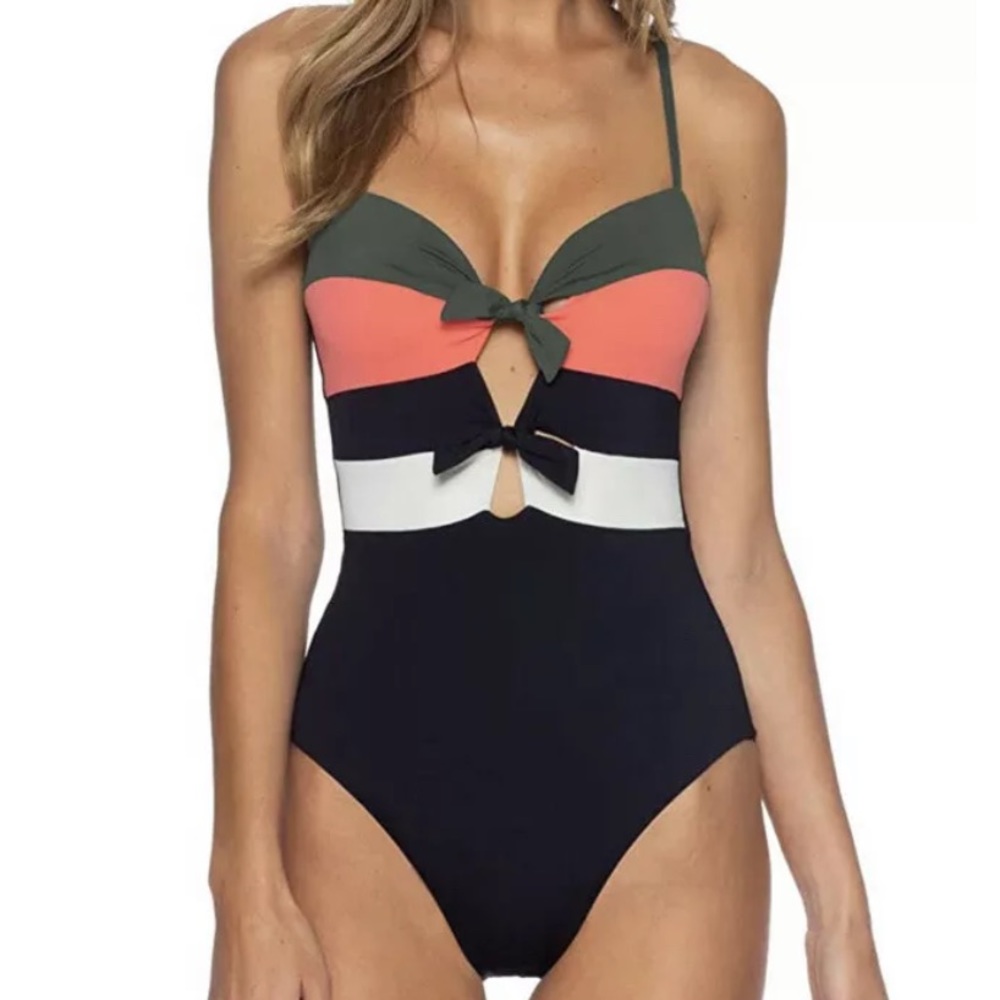 Becca By Rebecca Virtue Colorblock One Piece
